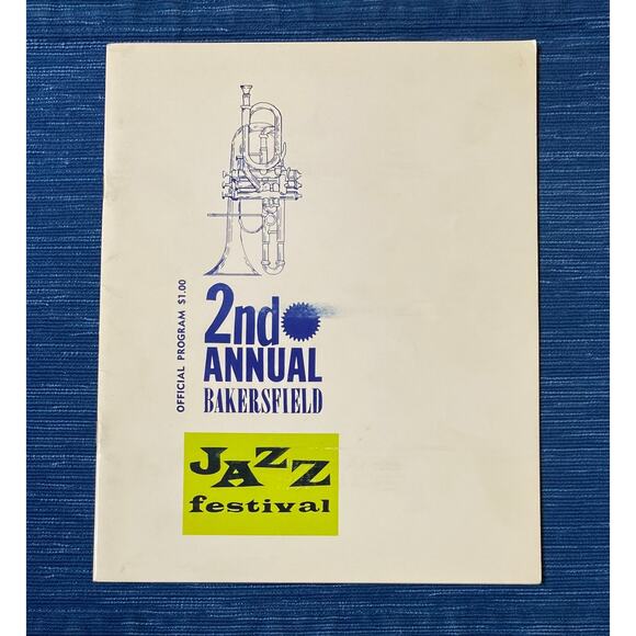 1964 Jazz Festival Official Souvenir Program Bakersfield CA Gene McDaniels 981A - Picture 1 of 2